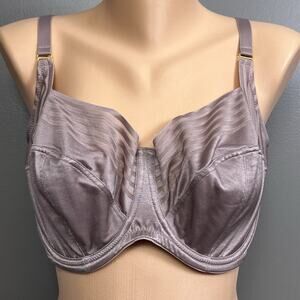 Panache Etta 9331 Underwired Non Padded Balcony Bra Mauve US UK 38F Balconette